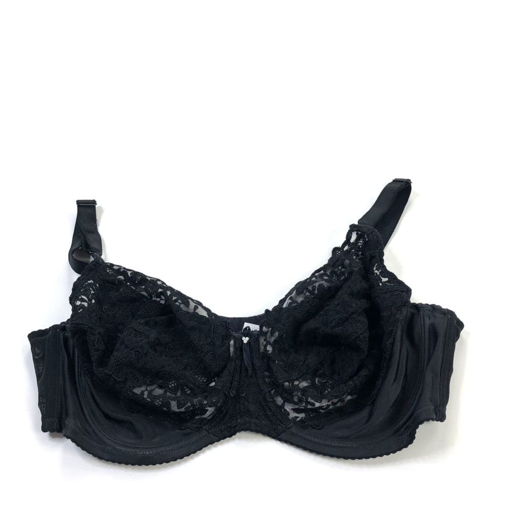 Wacoal 85109 38DD Tapestry Black Sheer Unlined Lace Underwire Bra